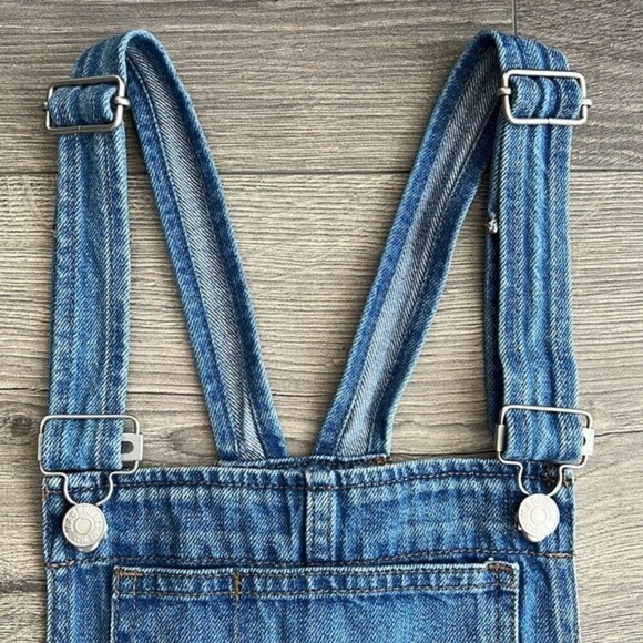 MADEWELL Adirondack Short Overalls XXS Denville Blue Denim Shortalls Festival - Picture 5 of 12